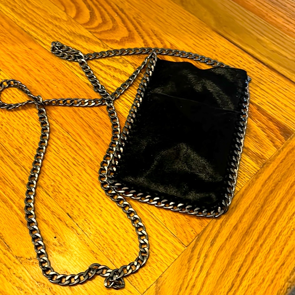 Suede crossbody phone purse